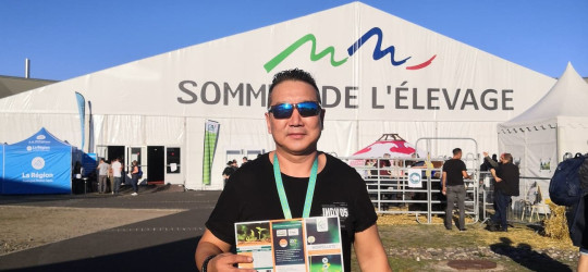 Monpellets, organic fertilizer from sheep wool participated  in FRENCH INTERNATIONAL LIVESTOCK EXHIBITION Sommet de l'Elevage 2022 