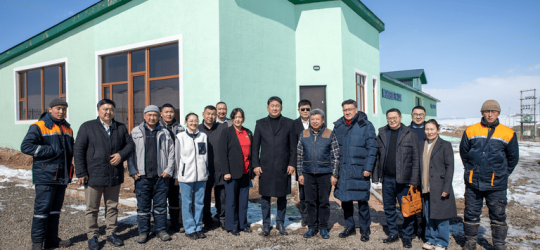President of Mongolia Mr. U. Khurelsukh visited at the Montpellets factory.